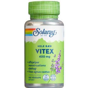 Solaray Vitex kapsler, 100 stk (Udløb: 10/2025)